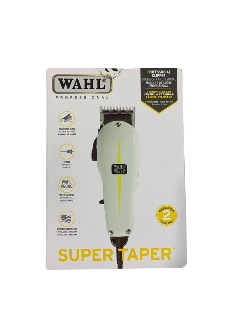 Maquina Cortadora De Pelo Wahl Super Taper Profesional 220v-4