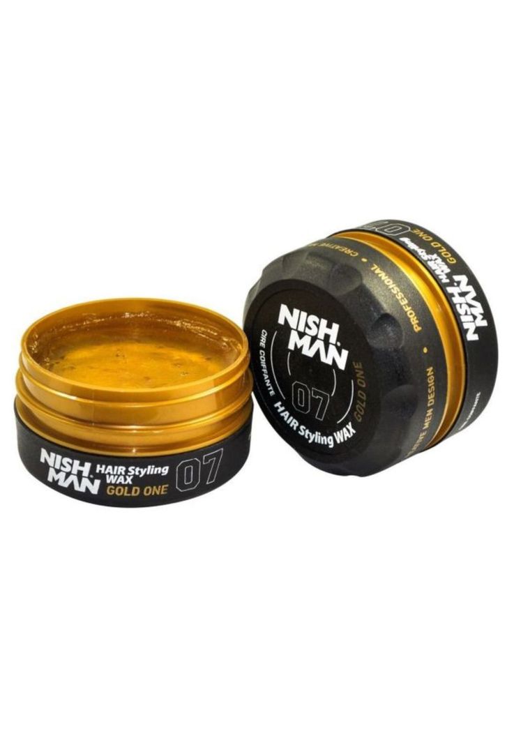 Cera Cabello Nishman Gold One 07 Fijación Brillo Firmeza-2