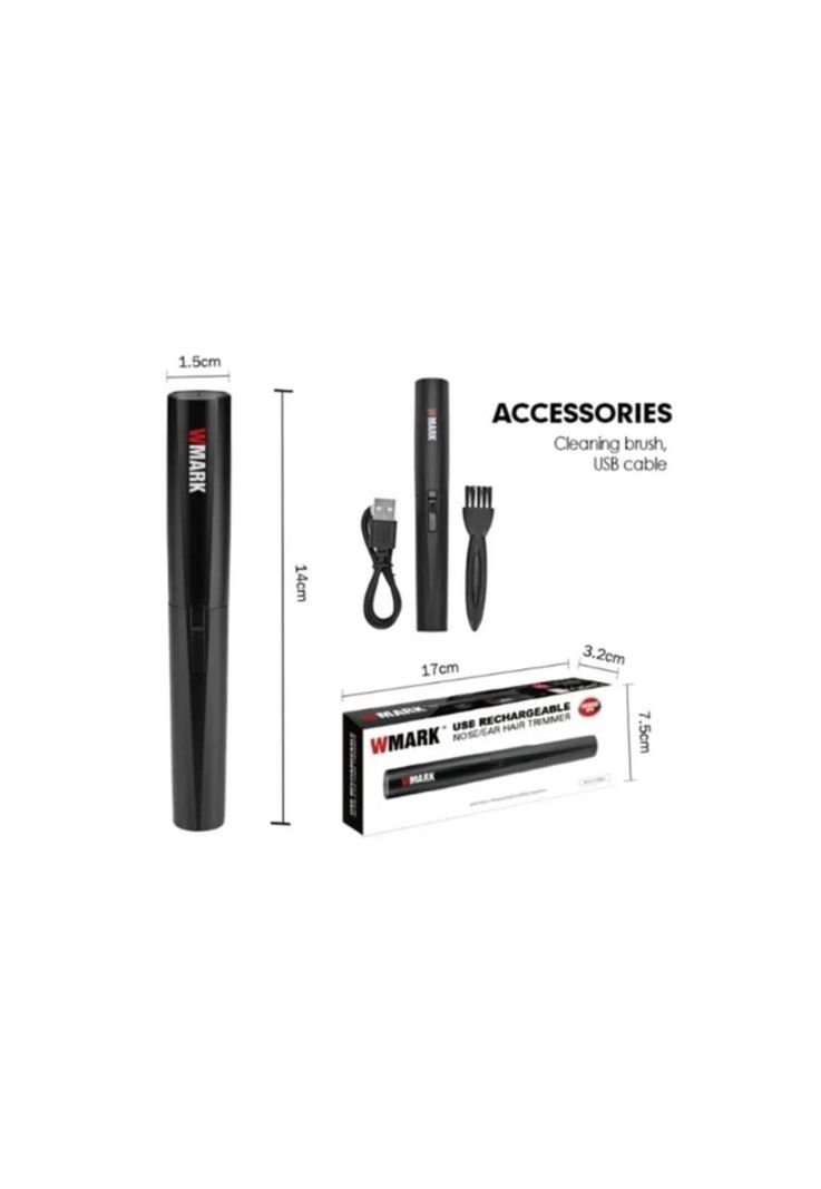 Maquina Nasal Afeitar Nariz Oreja Depila Cortar Vellos Wmark-2