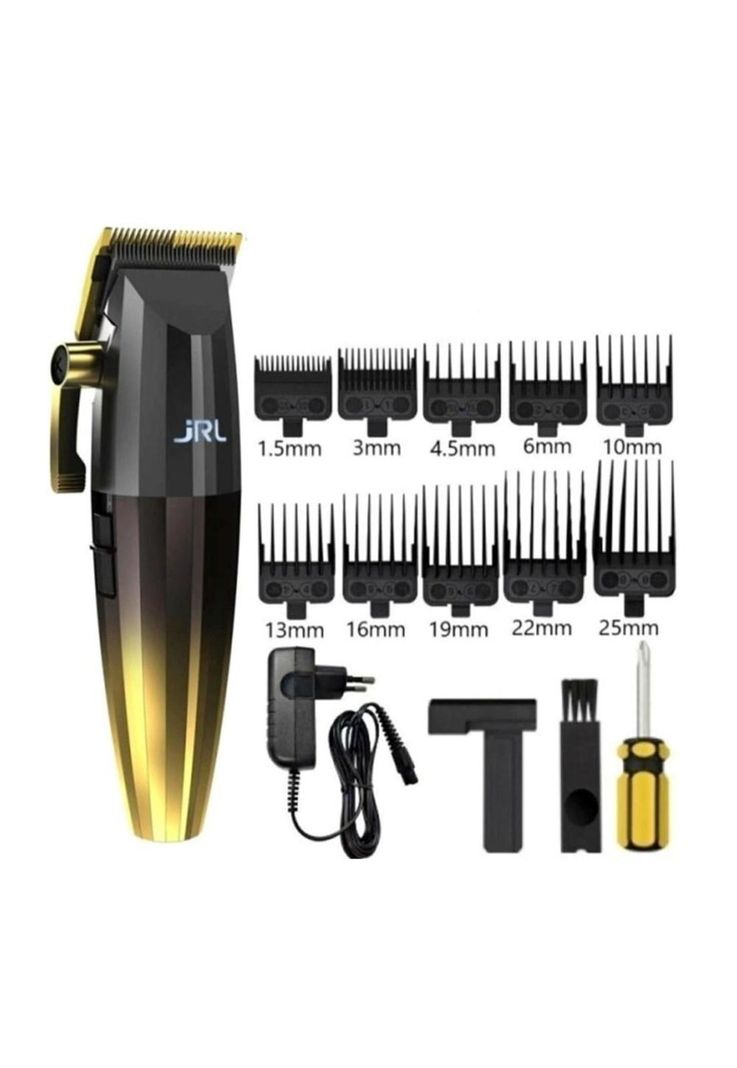 Combo JRL Clipper, Trimmer Y Base de Carga Gold Edicion-1