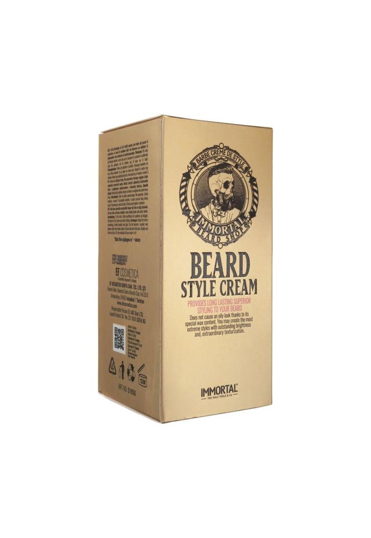 Crema De Peinar IMMORTAL NYC Barba Beard Style 100 ML.-1