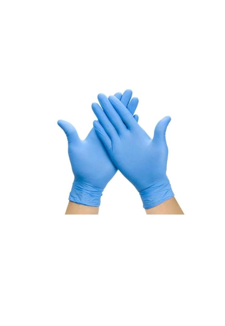 Guantes De Nitrilo Azul Clean Carrier 100un Talla L-0