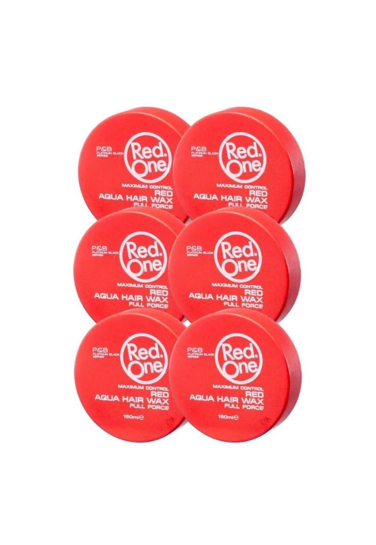 Cera Red One Aqua Hair Wax Red 150ml-3