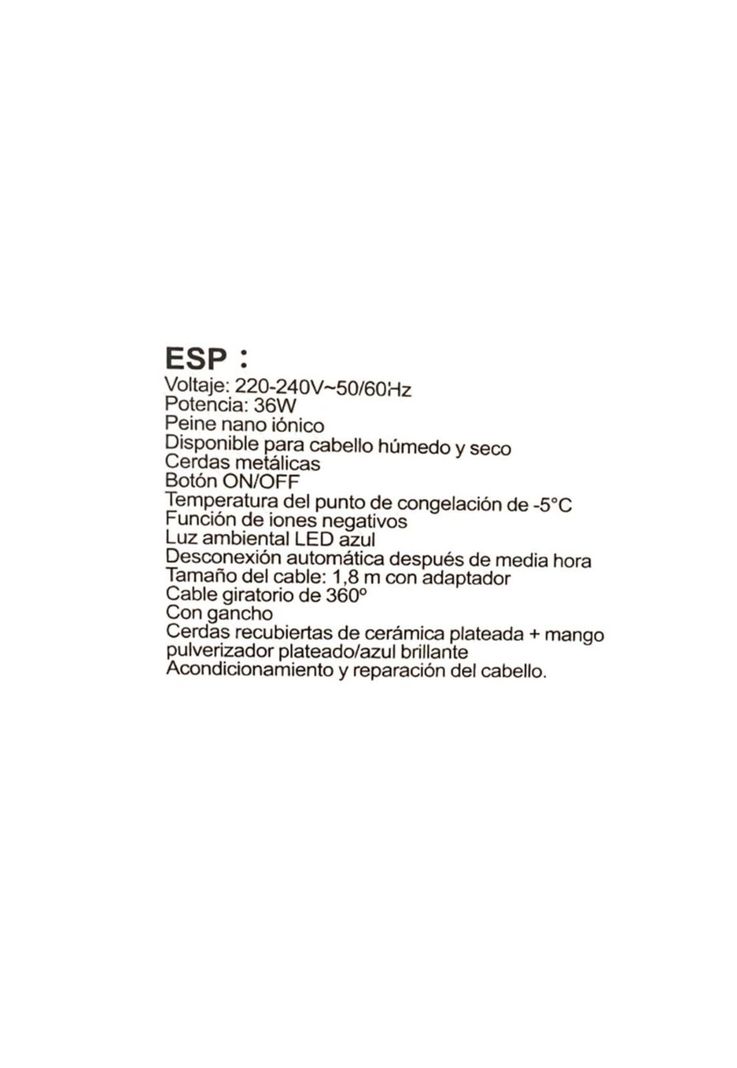 Cepillo Eléctrico DSP ColdBrush Crioterapia Para el Cabello-8