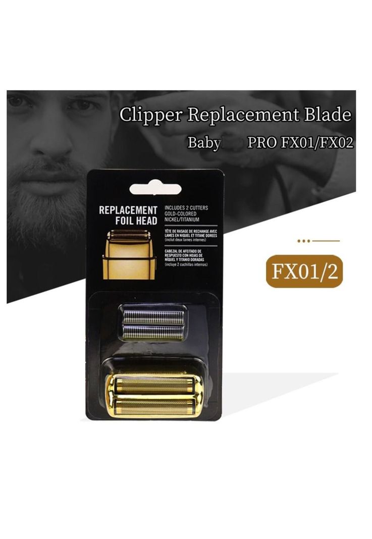 Repuesto Alternativo Para Shaver Babyliss Fx02 dorado-2