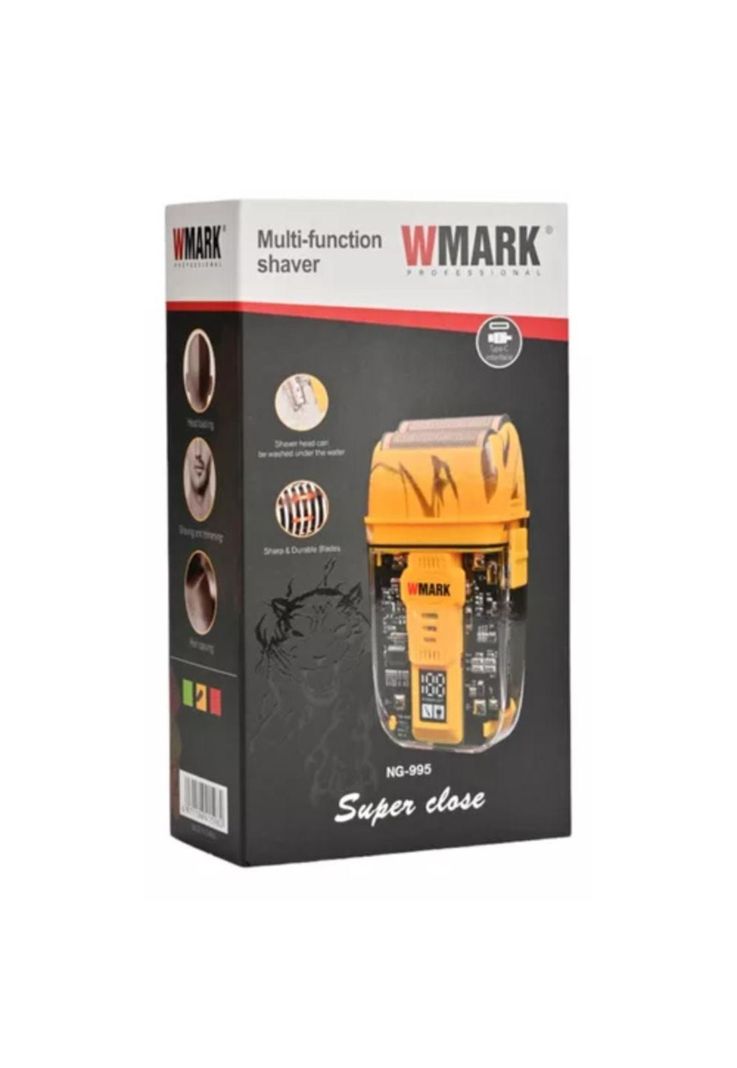 Máquina Afeitadora Profesional Wmark NG995 Amarillo-5