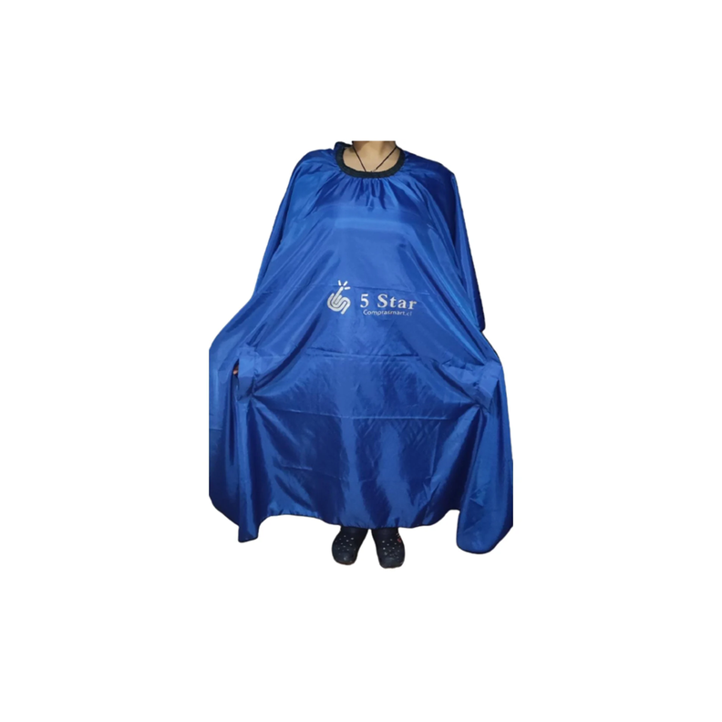Capa Corte Tintura Peinador 5 STAR Peluquería Profesional AZUL-0