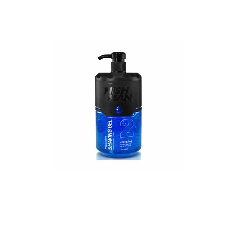 NishMan Gel Para Afeitado N°2 Energizing 1000 ML-1