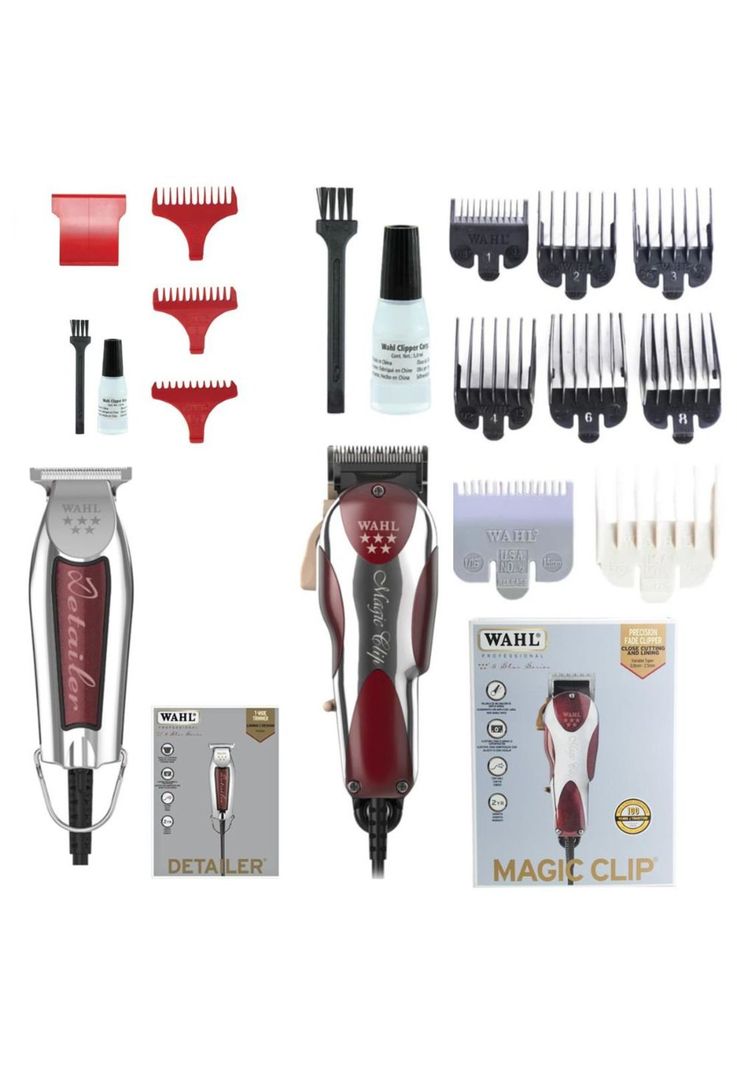Maquina De Corte Magic Clip Elect + Patillera Detailer Wahl-1