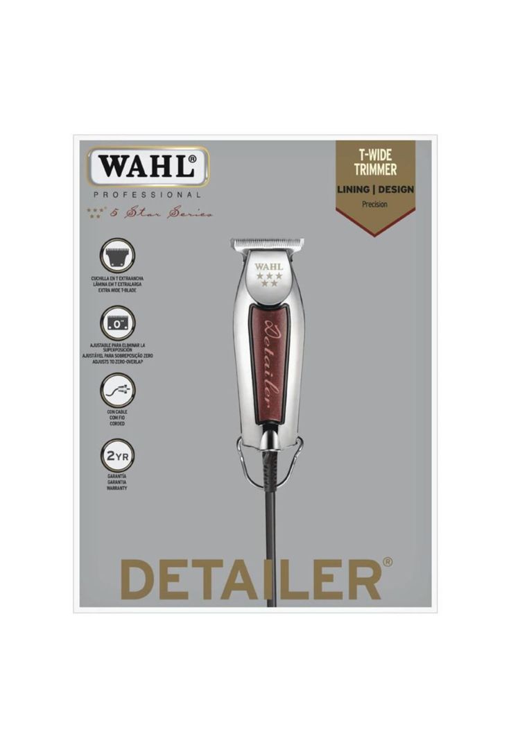 Maquina De Corte Magic Clip Elect + Patillera Detailer Wahl-4