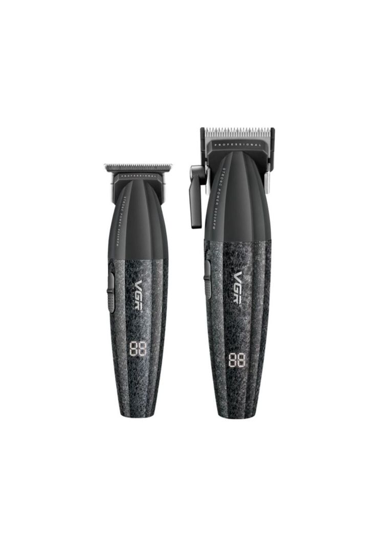 Barber Combo VGR Profesional V640 Clipper y Trimmer 9000RPM-0