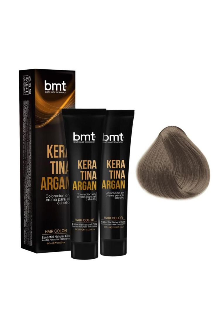 BMT COLORACION KERATINA ARGAN 7.1 RUBIO MEDIO CENIZA-0