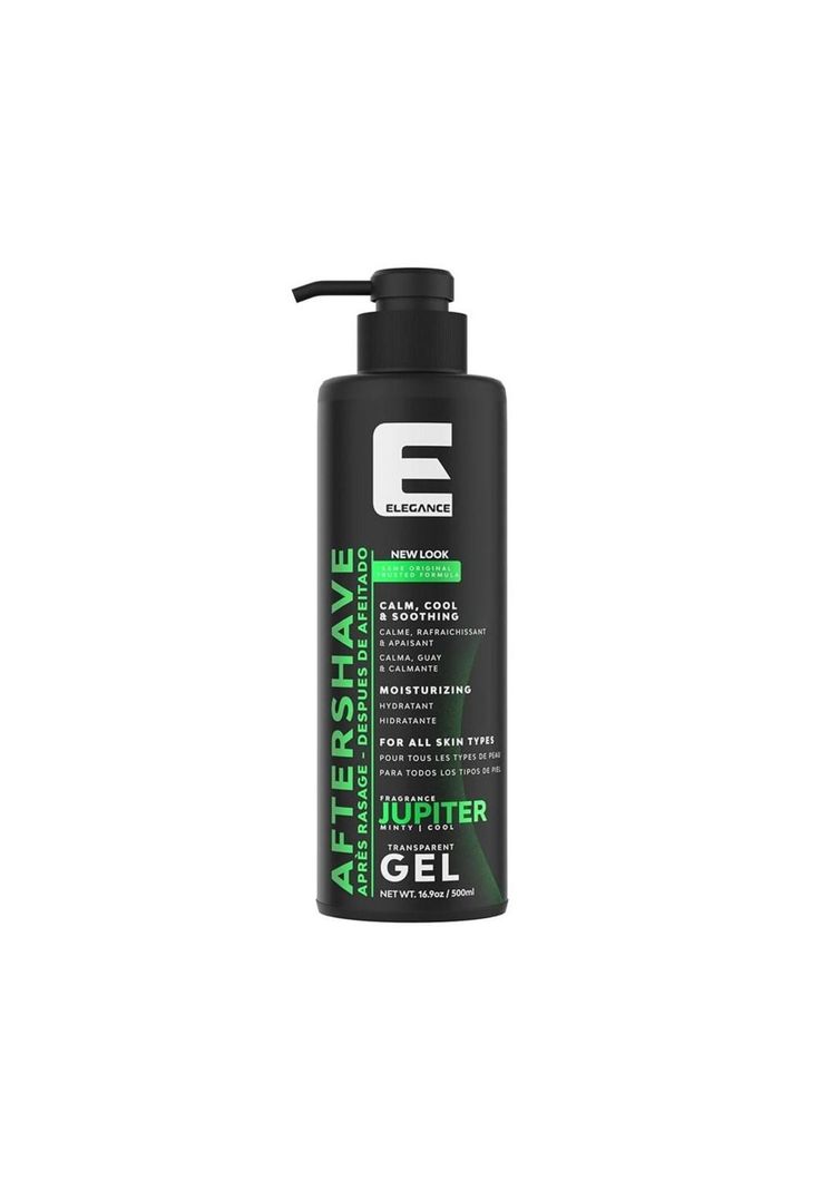 Elegance After Shave Despues de Afeitar 500ml Aroma Verde/Mint-0