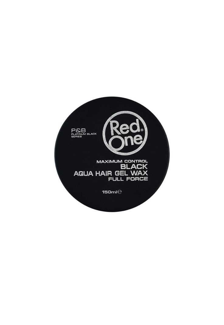 Cera Capilar Red One Aqua Hair Gel Wax Black 150ml-1