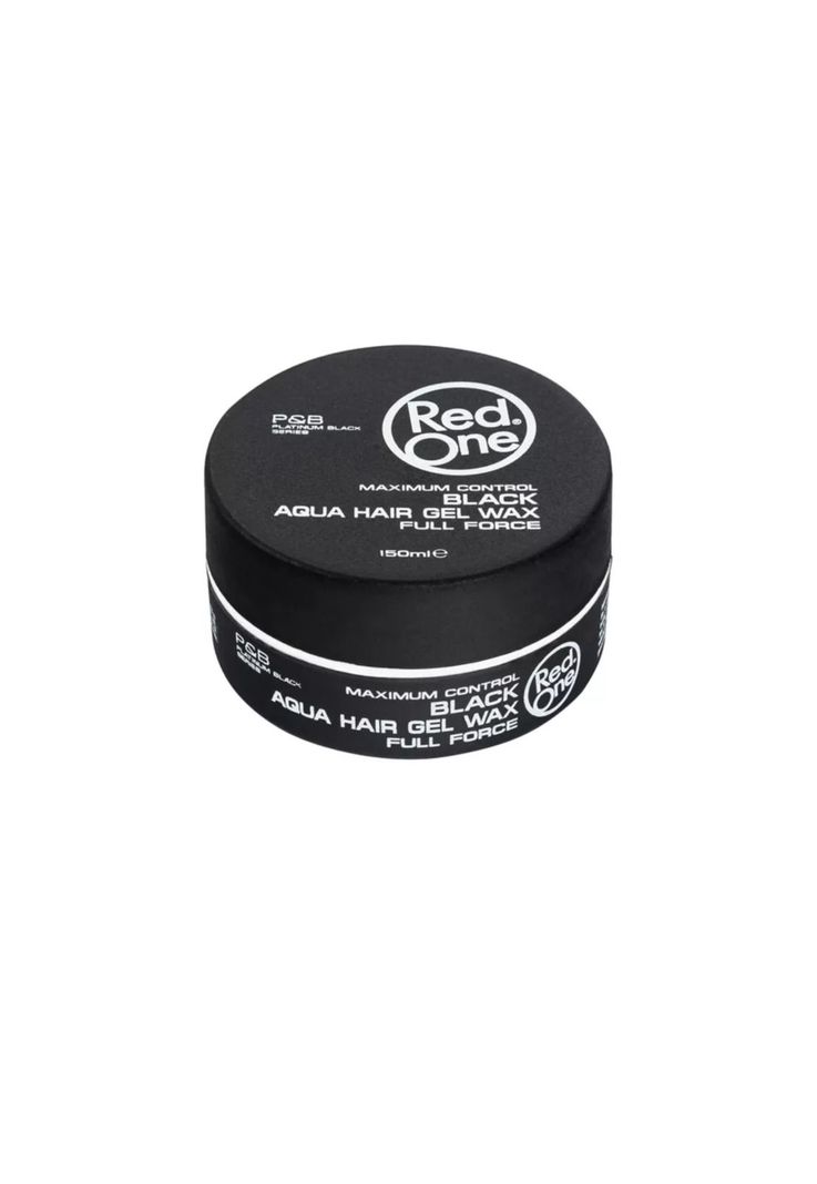 Cera Capilar Red One Aqua Hair Gel Wax Black 150ml-2