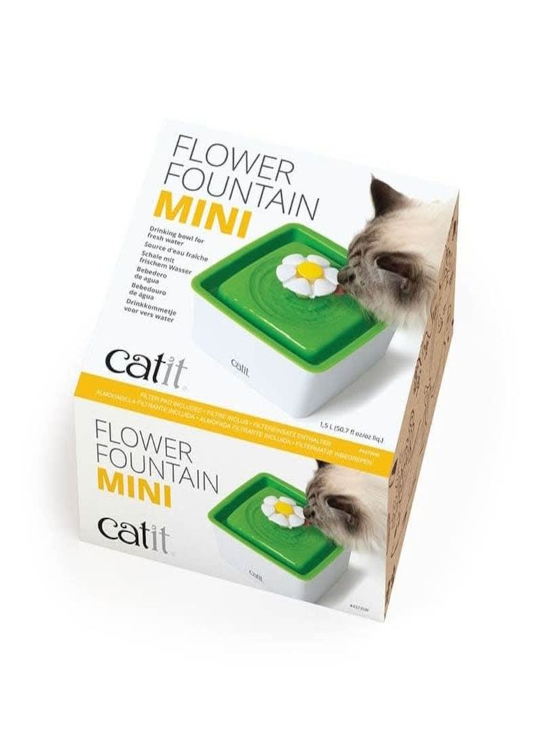 CATIT FUENTE DE AGUA FLOR MINI 1.5 LITROS-1