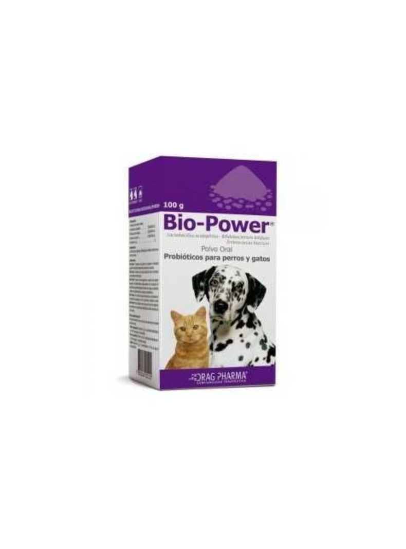 Bio Power Probiótico 100g Para Perro Y Gatos -1