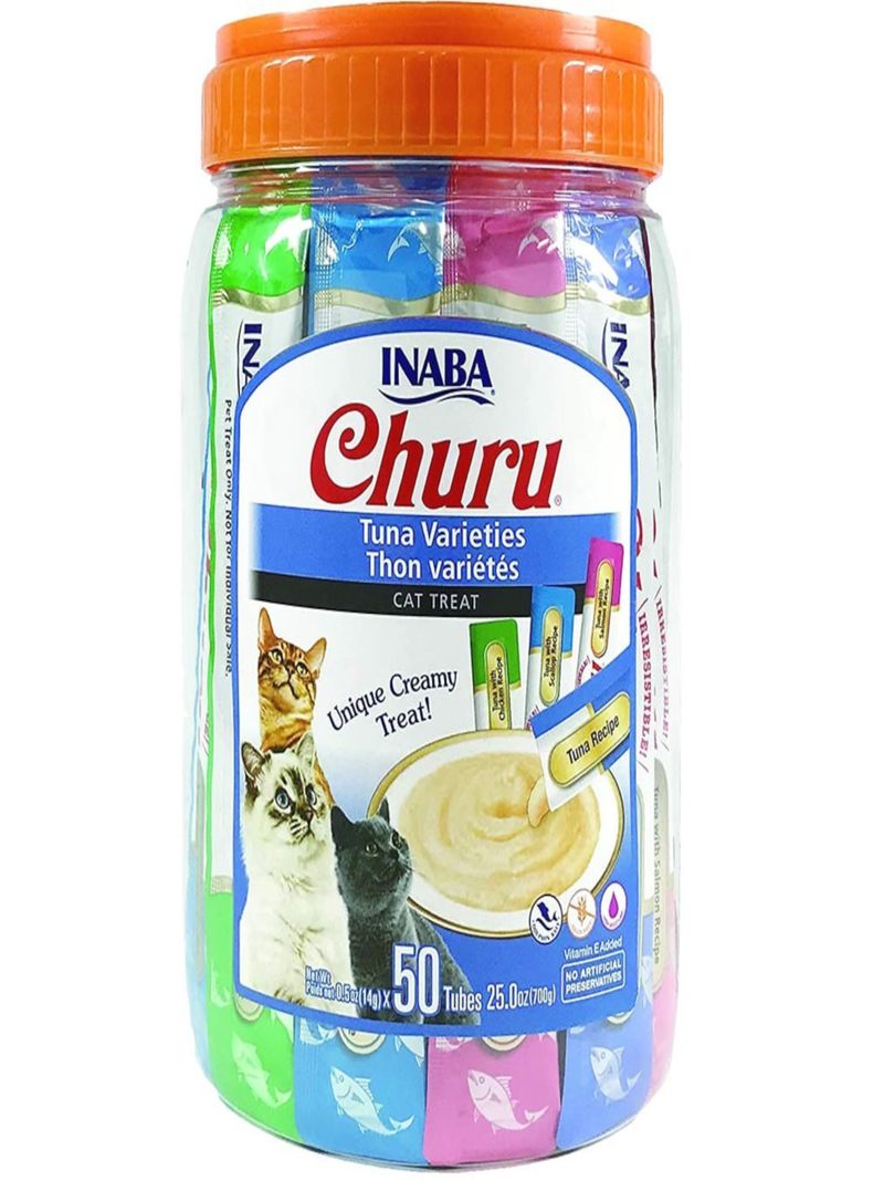 Snack Ciao Churu Pack 50 unidades Sabor Atun-0
