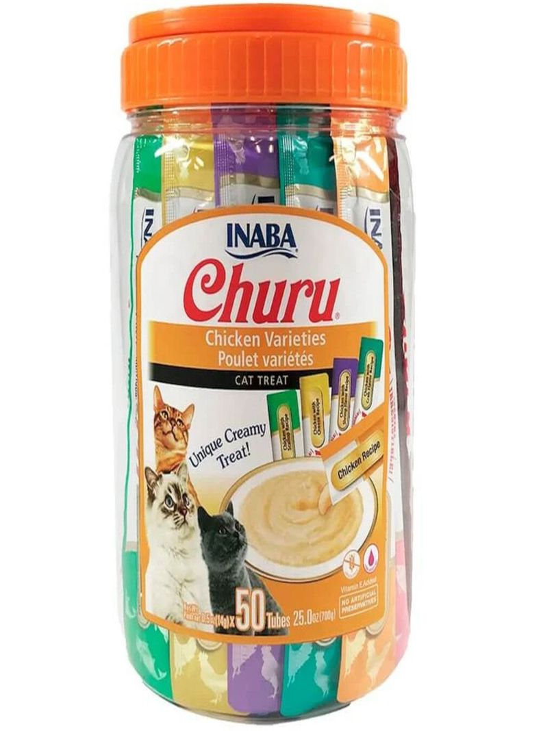Snack Ciao Churu Pack 50 Unidades Sabor Mix Pollo-0