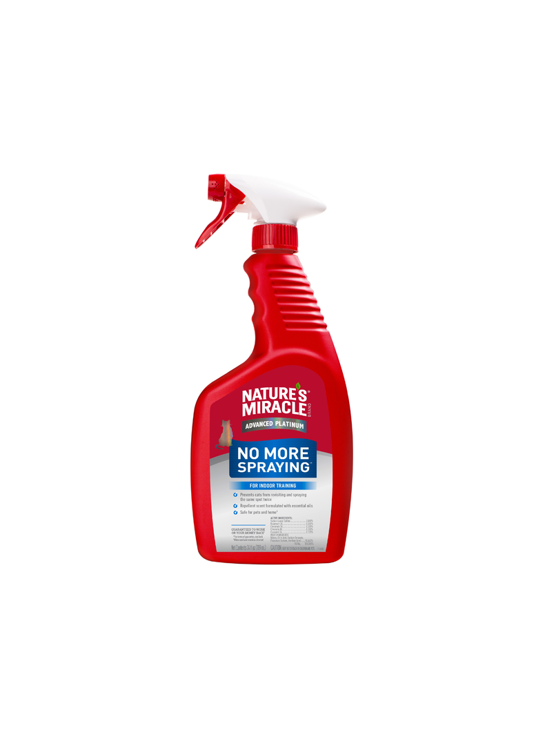 Repelente No More Spraying Gatos 709 ml Natures Miracle-1