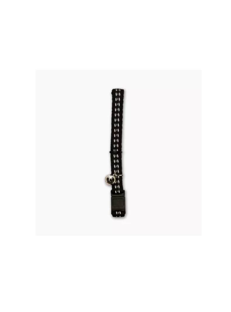 Collar Reflectante Anti Ahorque Catit Negro para Gatos-1