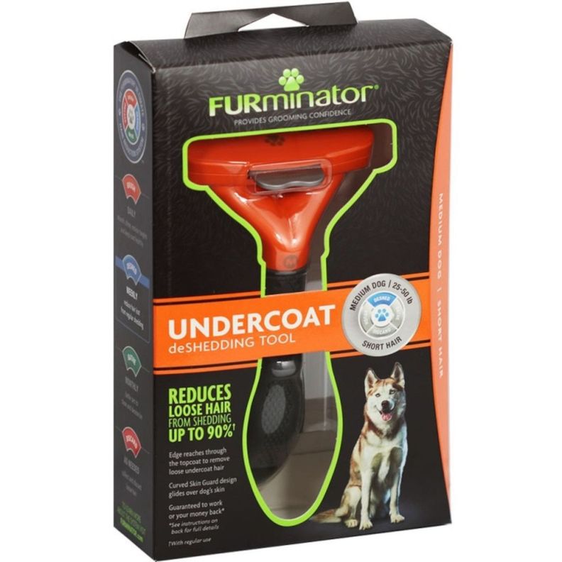 Cepillo Furminator Pelo Corto Medium para Perro-0