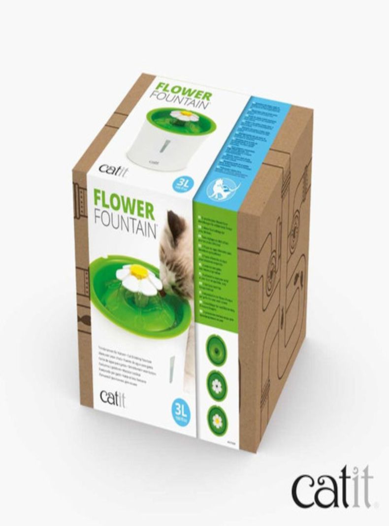 CATIT FUENTE DE AGUA FLOR 3 LITROS-1