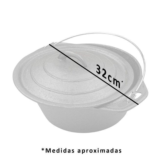 Olla para Salsa de Fierro Fundido con Brocha-1