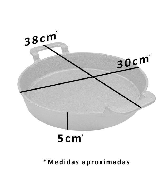 Sartén con Asas de Fierro Fundido-1