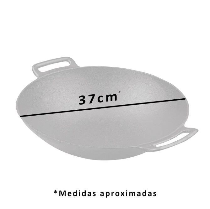 Disco Wok de Fierro Fundido-1