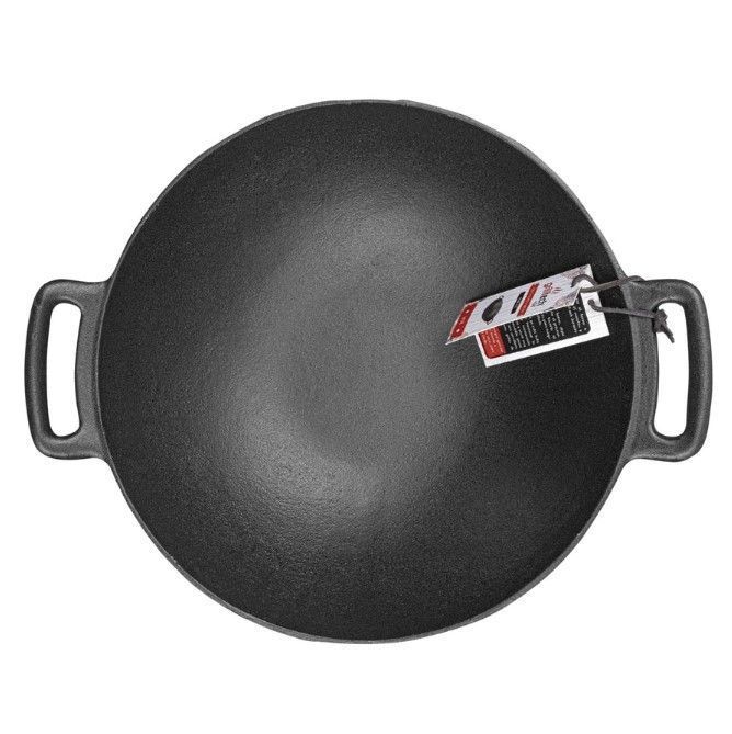 Disco Wok de Fierro Fundido-4
