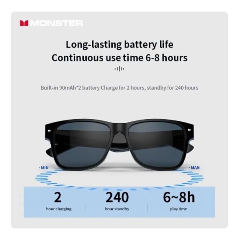 Gafas de sol con bocina bluetooth Monster S01 Airmars-2