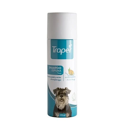 Shampoo Espuma Seca Traper Perros-1