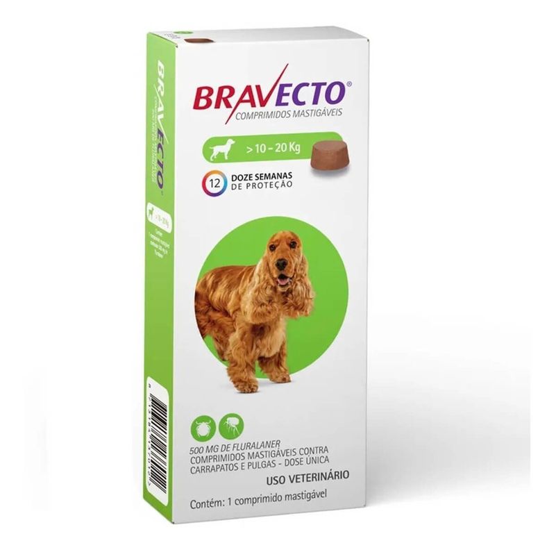Bravecto Perro 10 a 20 Kg-0