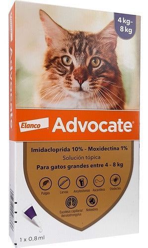 Advocate Gatos 4 a 8 Kilos-0