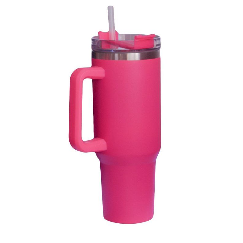 BOTELLA VASO TÉRMICO ROSADO OSCURO-0