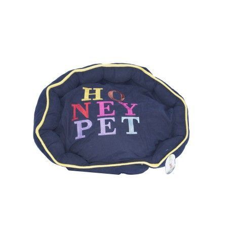 CAMA PARA PERRO MEDIANA NEGRA-0