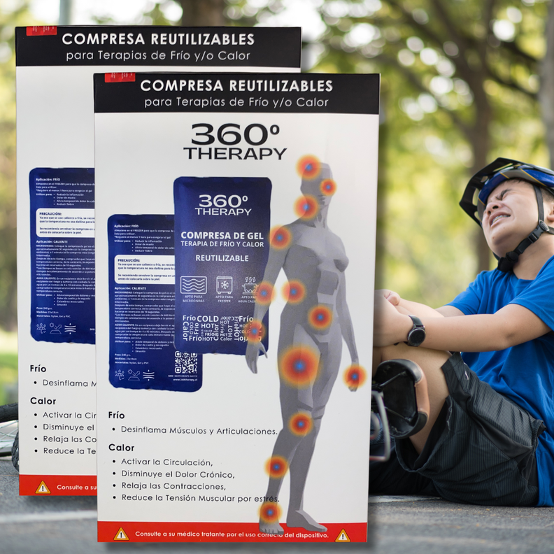 Pack de 2 Compresas de Gel para Frío y Calor. Gel Pack Reutilizable. Kids and Family-2