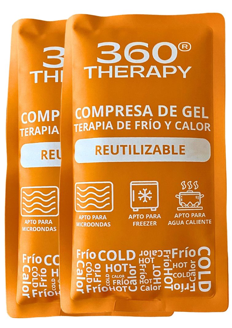 Pack de 2 Compresas de Gel para Frío y Calor. Gel Pack Reutilizable. Kids and Family-0