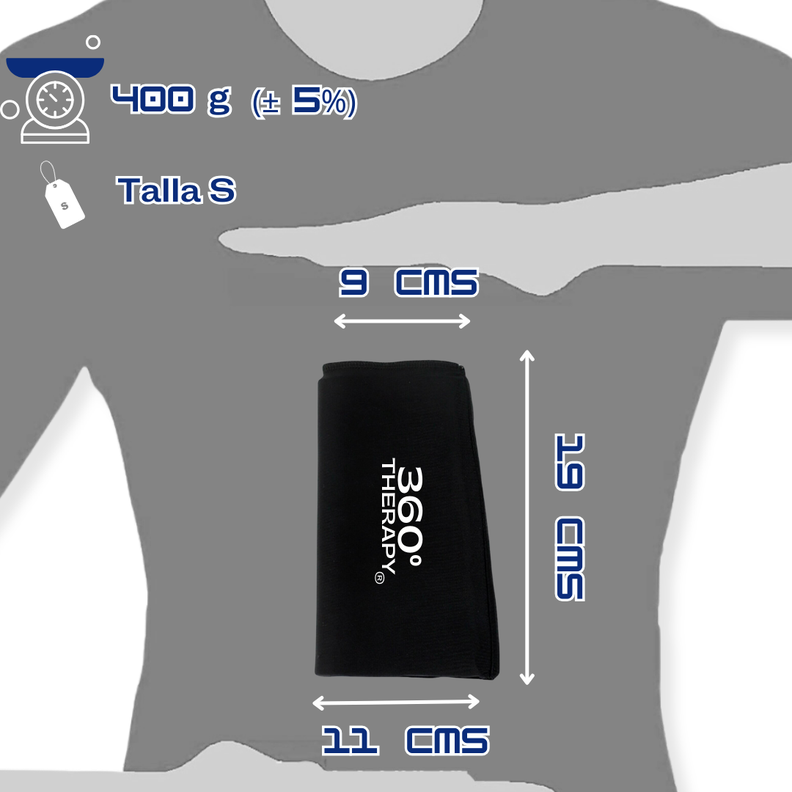 Compresa de Gel 360° Terapia Frío Y Calor. Rodilla Codo Tobillo-4