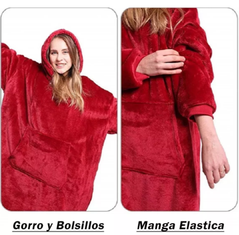 POLERON UNISEX SHERPA POLAR CON CAPUCHA-1