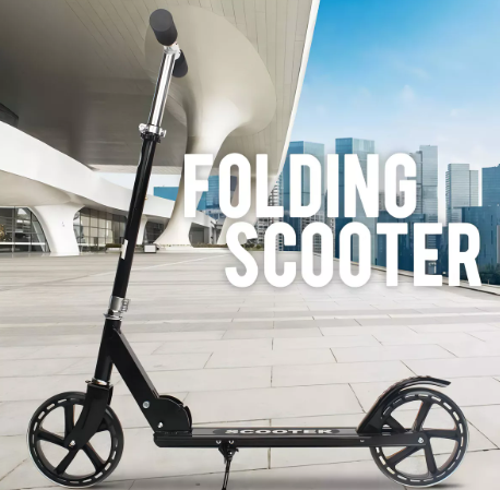 Scooter Plegable Metalico 200mm-3