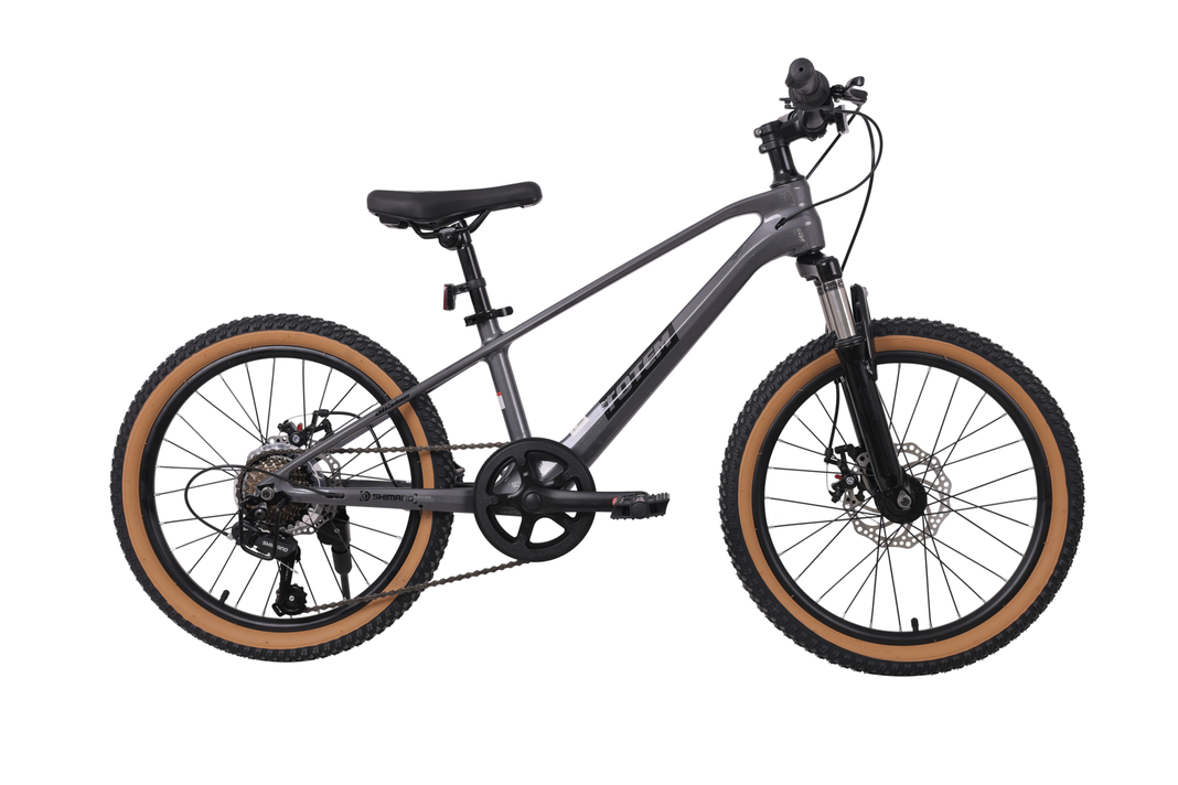BICICLETA TOTEM MTB ARO 20 MODELO SPARK MAGNESIO GRIS XS