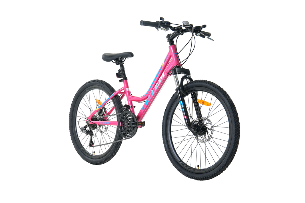 BICICLETA TOTEM MTB ARO 24 MODELO SITARA ROSADO XS