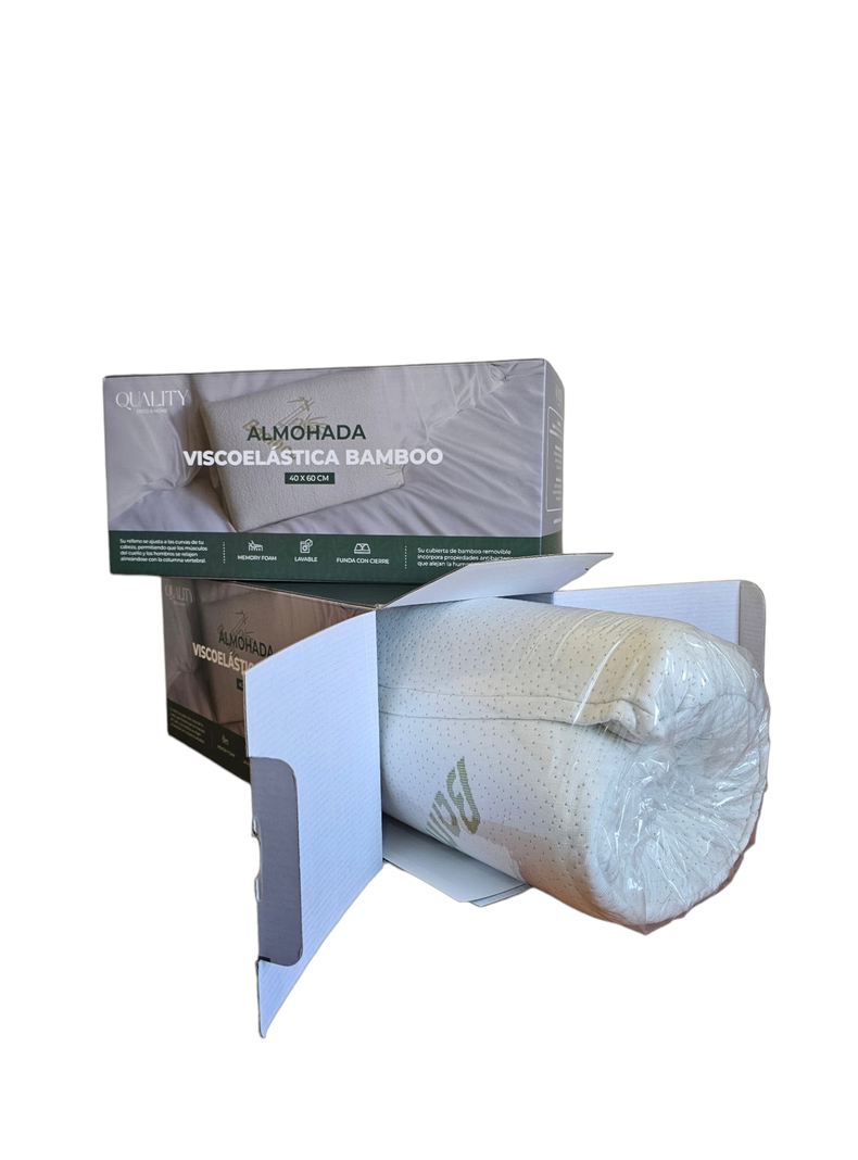 Pack 2 Almohadas Viscoelasticas 60x40x10cm-2
