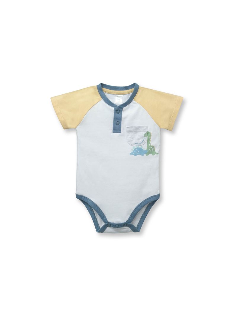 Body De Bebé Dinosaurios Blanco (Rn A 9 Meses) Opaline-0