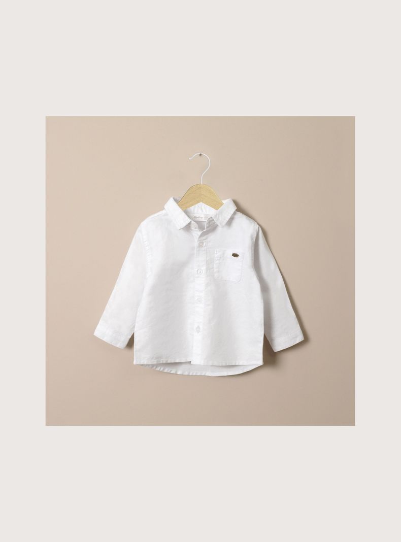 Camisa Niño Blanco 39719 Opaline-0