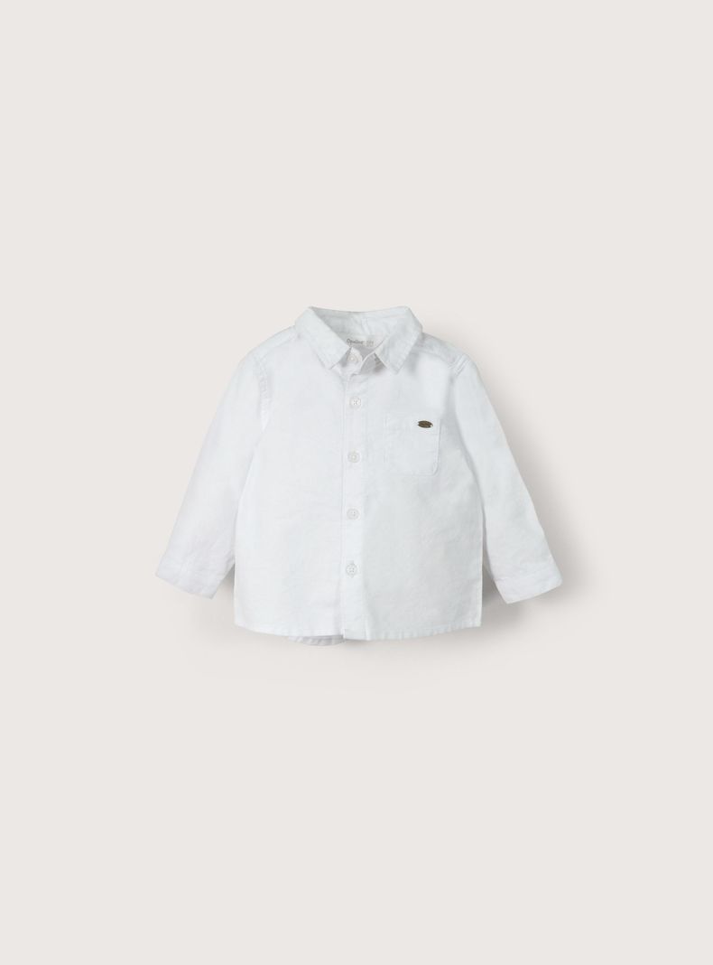 Camisa Niño Blanco 39719 Opaline-1