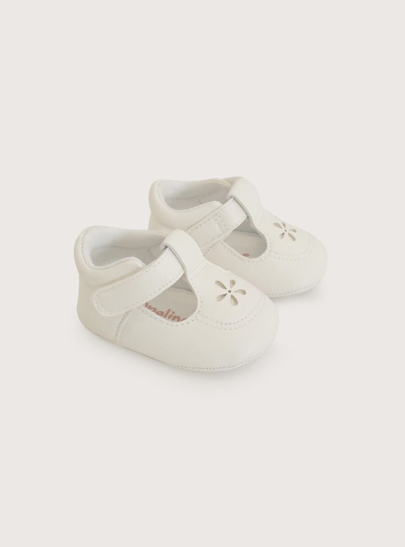 Zapato Ceremonia Blanco Bebé
