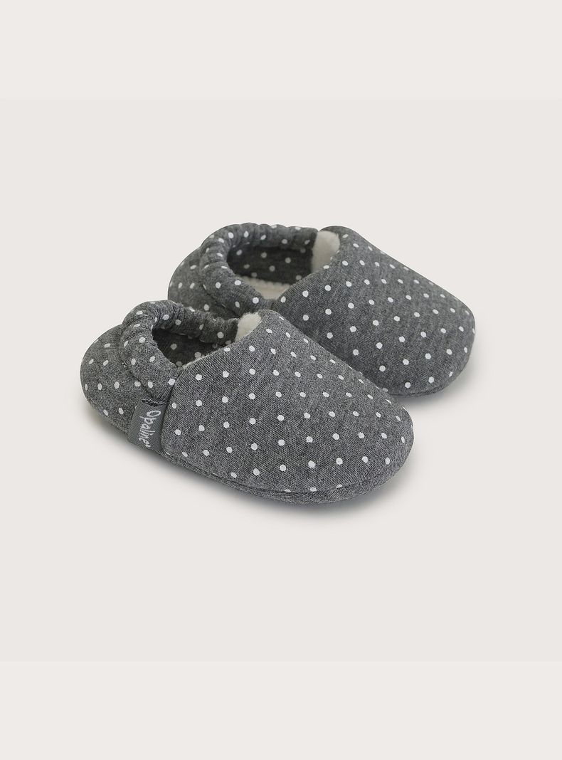 Pantufla Gris Bebé